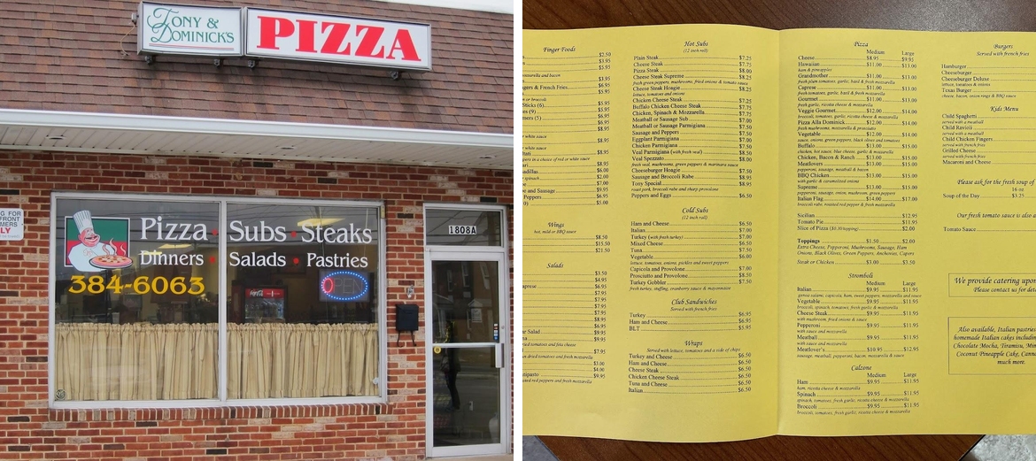 Tony and Dominick's Pizza